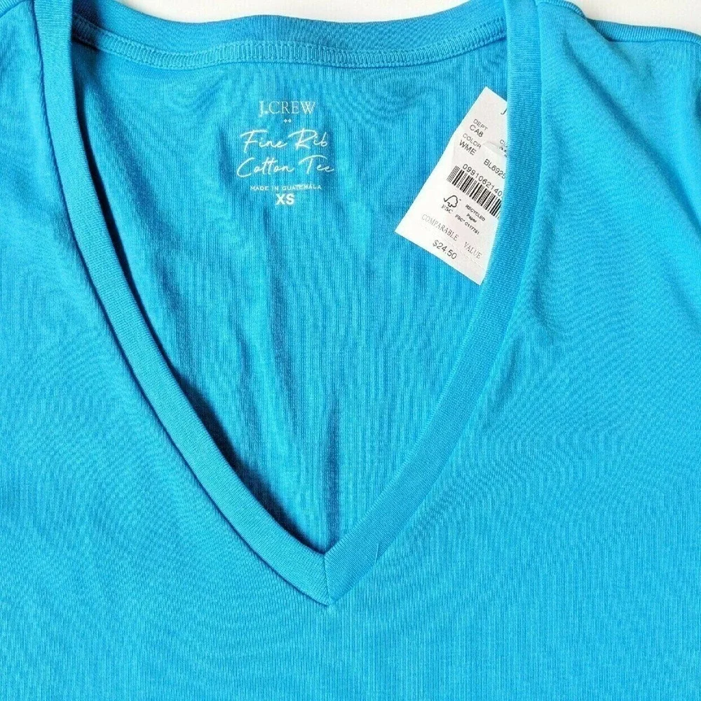 NWT J. Crew V Neck Tee XS